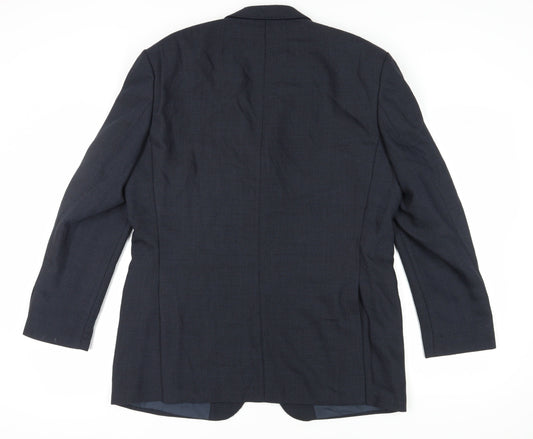 Mens UK Size 44 Baumler Regular Blue Suit Jacket