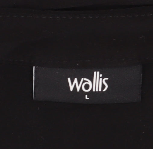Womens UK Size L Wallis Black Basic Blouse