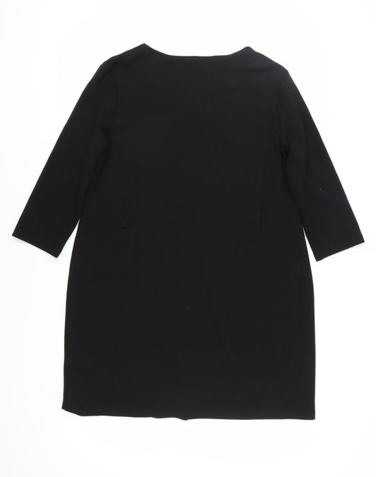 Warehouse Women's Black Shift Dress Size 16