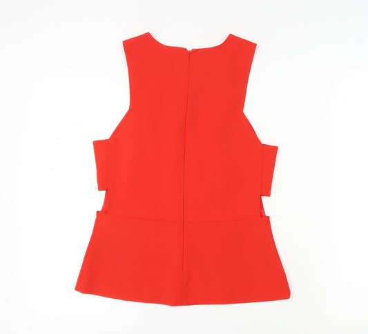 Womens UK Size 10 H&M Red Blouse