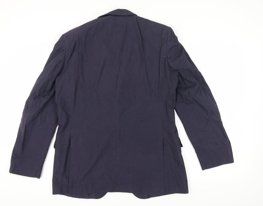 Mens UK Size 42 Tommy Hilfiger Regular Blue Suit Jacket