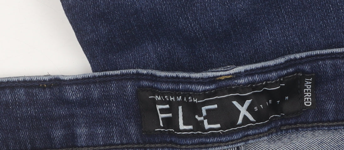 Mishmash Women's Blue Tapered Jeans Size 32