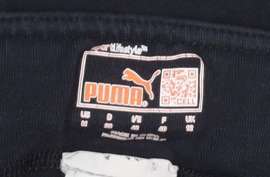 Puma Women's Black Leggings Size 12 Slim Fit Activewear