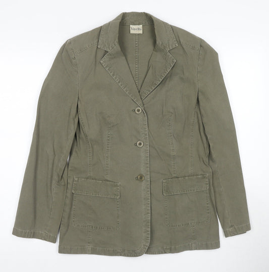 Womens UK Size 10 Viyella Green