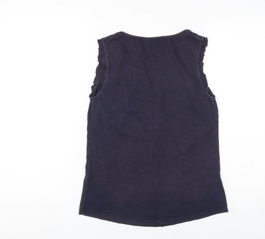 Boden Women's Blue Sleeveless Tank Top UK 6