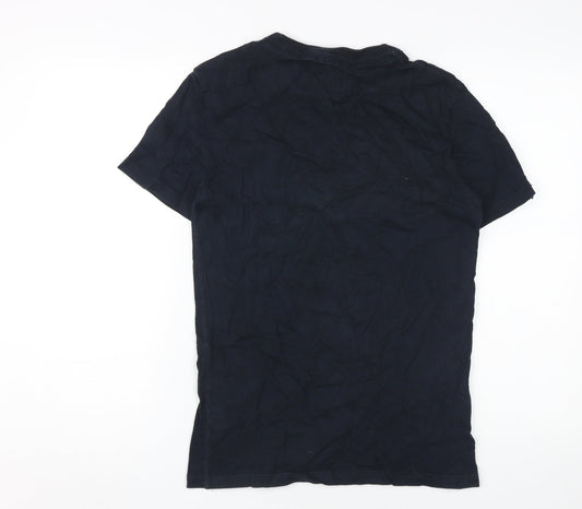 SuperDry Men's Vintage Black Graphic T-Shirt S