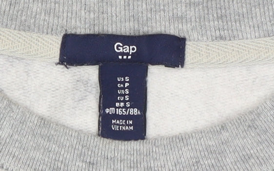 Womens UK Size S Gap Grey Pullover Sweatshirt
