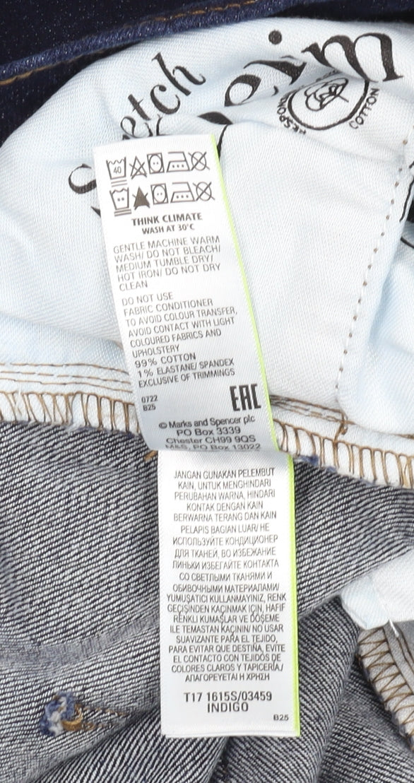 Marks and Spencer Men's Blue Slim Fit Jeans