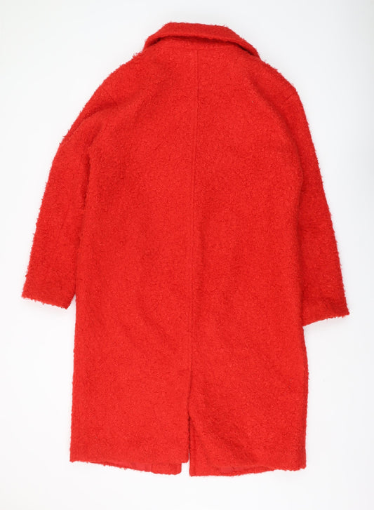 Marks & Spencer Women's Red Overcoat Size 12