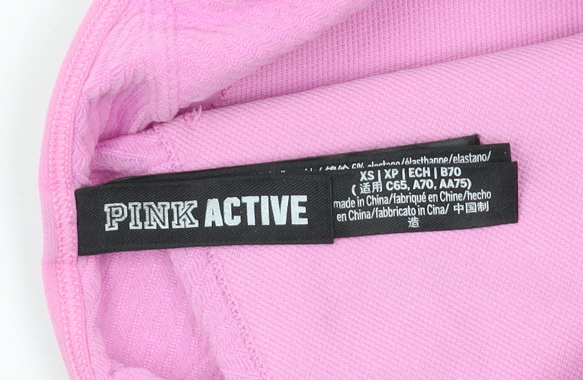 Pink Active Women's Pink XS Sports Bra
