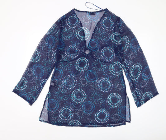 Womens UK Size 12 NEXT Multicoloured Blouse