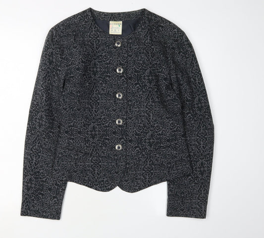 Womens UK Size 10 Alexon Regular Black Blazer