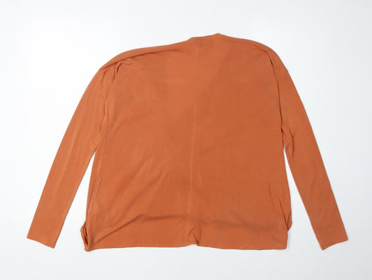 Abercrombie & Fitch Women's Orange XS Wrap Top