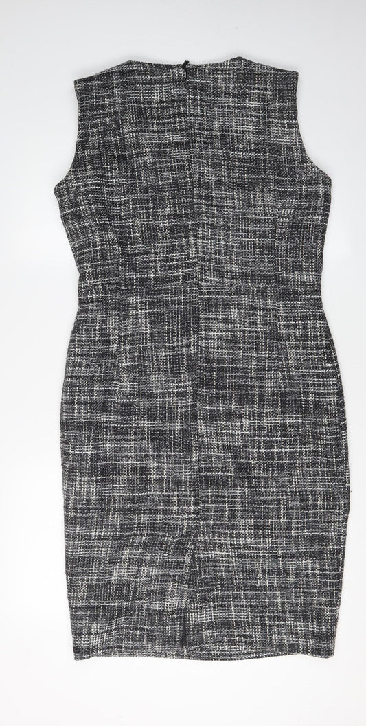 Austin Reed Women’s Black Tweed Sheath Dress Size 12