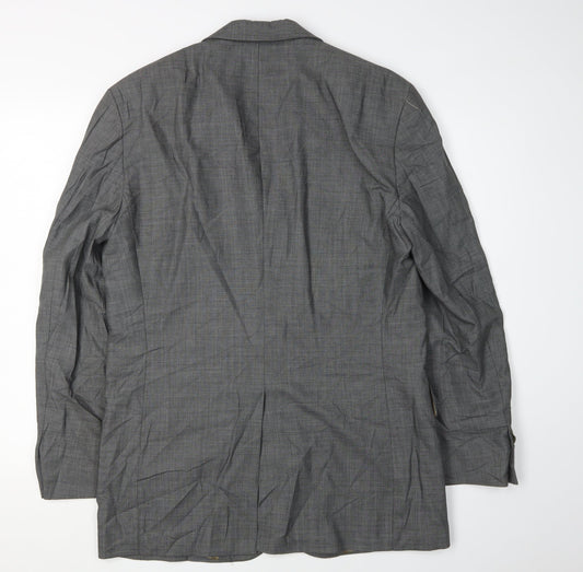 Mens UK Size 38 Ted Baker Regular Grey Suit Jacket