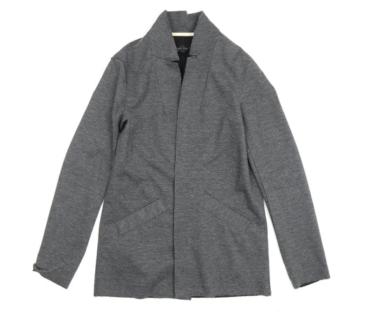 Topshop Women's Grey Mid-Length Jacket, Size 8