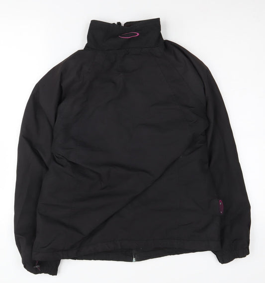 Womens UK Size 10 Mountain Life Black Basic Jacket