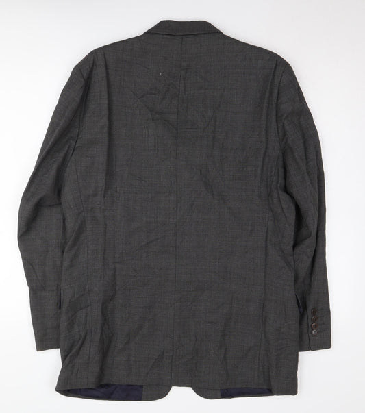 Mens UK Size 40 Pierre Cardin Regular Grey Suit Jacket