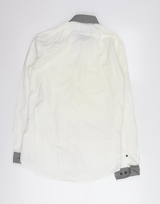 Mens UK Collar Size 37 cm NEXT Smart White Dress Shirt