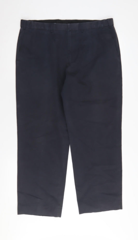 Marks and Spencer Men's Black Chino Trousers