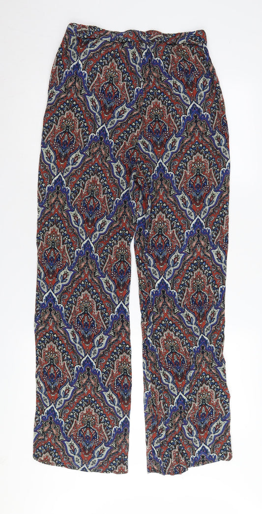 ONLY Women's Multicoloured Cropped Trousers Size 12