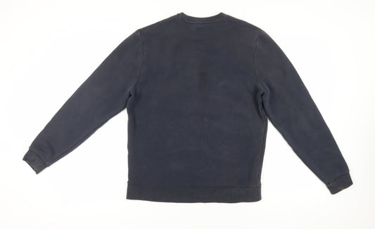 Mens UK Size M Jack Wills Black Pullover Sweatshirt
