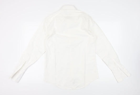 T.M. Lewin Men's White Extra-Slim Fit Dress Shirt