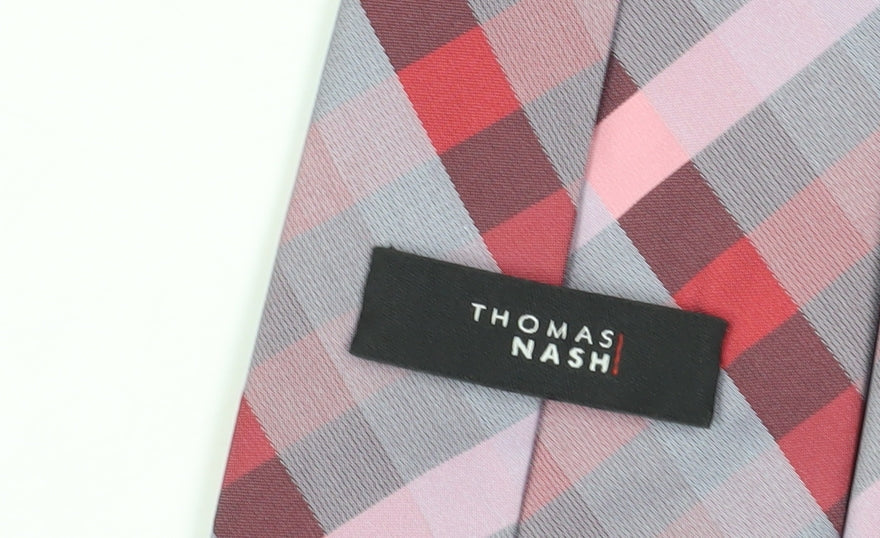 Thomas Nash Men's Multicoloured Plaid Tie