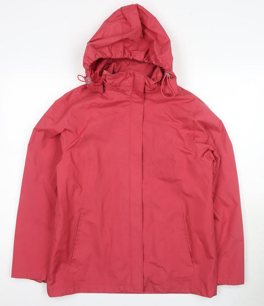 Womens UK Size 12 Peter Storm Red Rain Coat