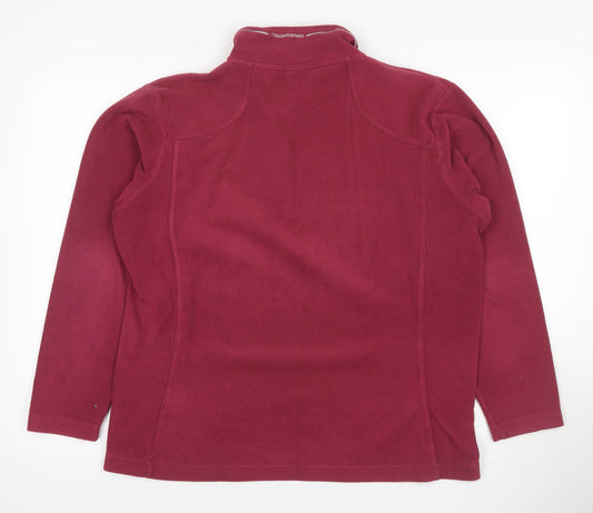 Craghoppers Women's Red Fleece Pullover Sweatshirt, Size 14