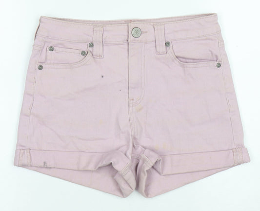 Dickies Women's Pink Casual Denim Shorts Size 1