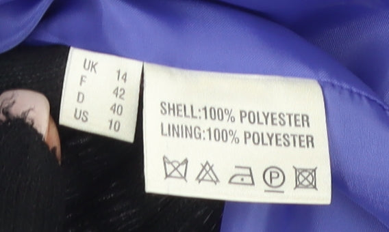 Jacques Vert Women's Blue Blazer UK 14 Formal