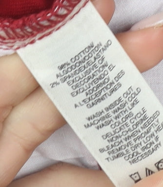 DKNY Women's Red Regular Jeans Size 10