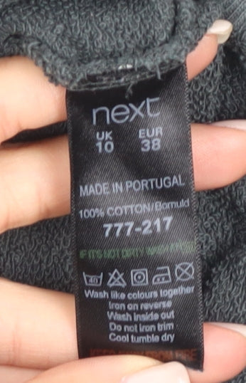 Womens UK Size 10 NEXT Black T-Shirt