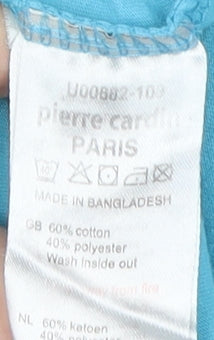 Pierre Cardin Men's Blue 3XL Short Sleeve T-Shirt