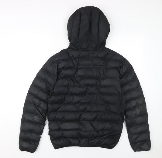 Mens UK Size S NICCE Black Puffer Jacket