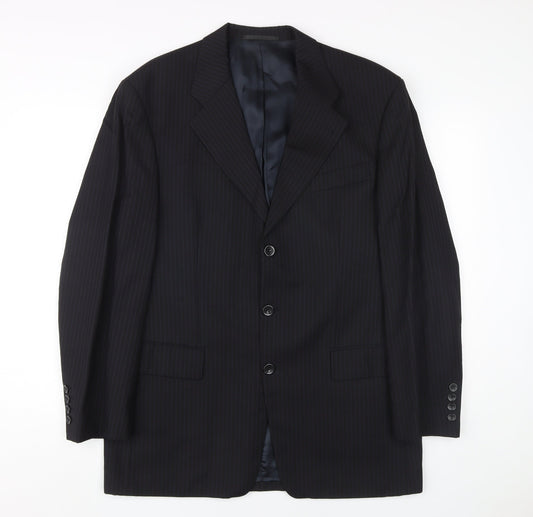 Mens UK Size 50 Austin Reed Regular Black Suit Jacket