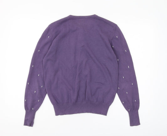 Country Casuals Women's Purple Cardigan, Size S