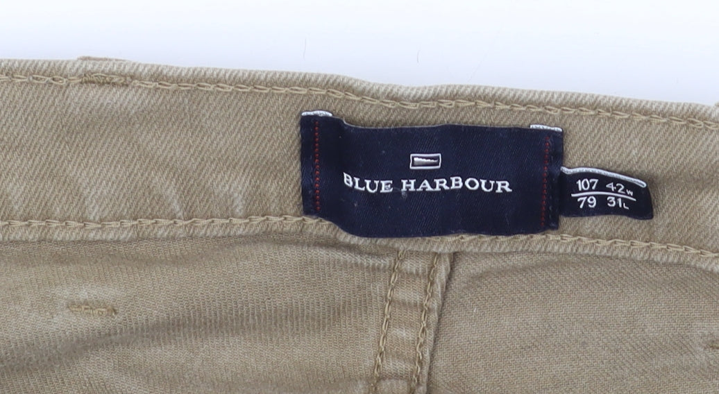 Marks and Spencer Beige Straight Men's Jeans XL