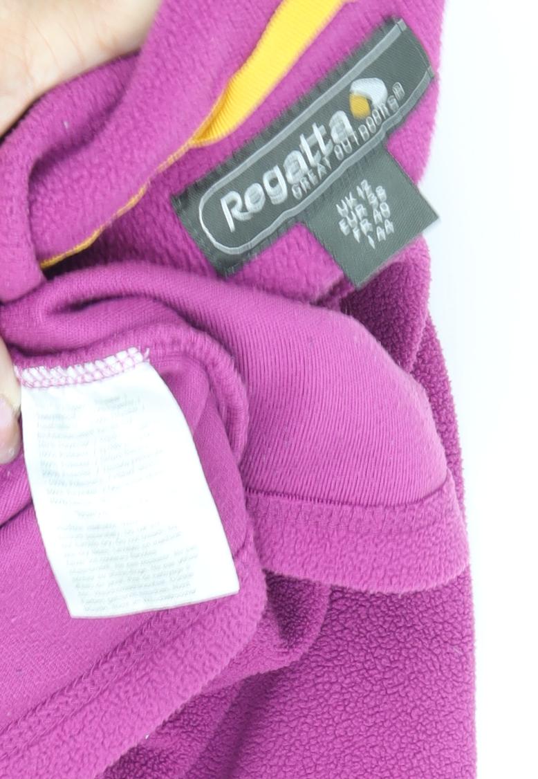 Regatta Women's Pink Fleece Zip Sweatshirt Size 12