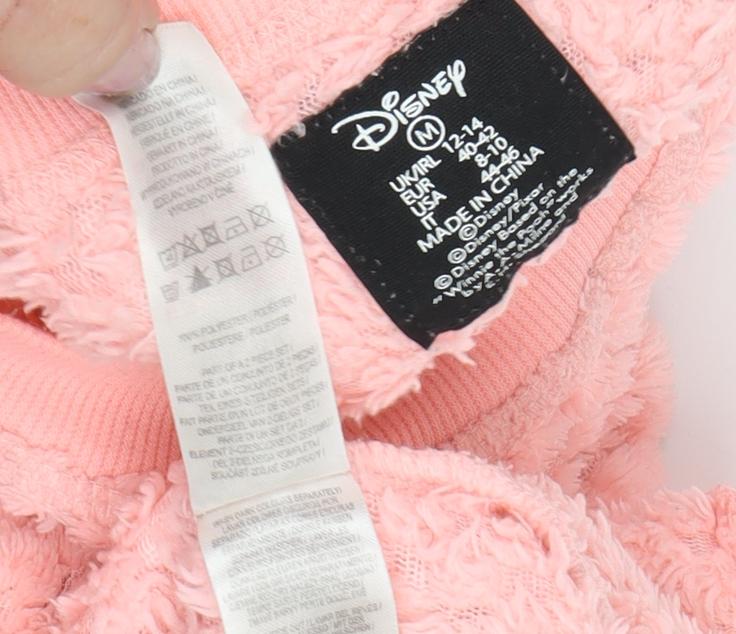 Womens UK Size M Disney Pink Pullover Sweatshirt