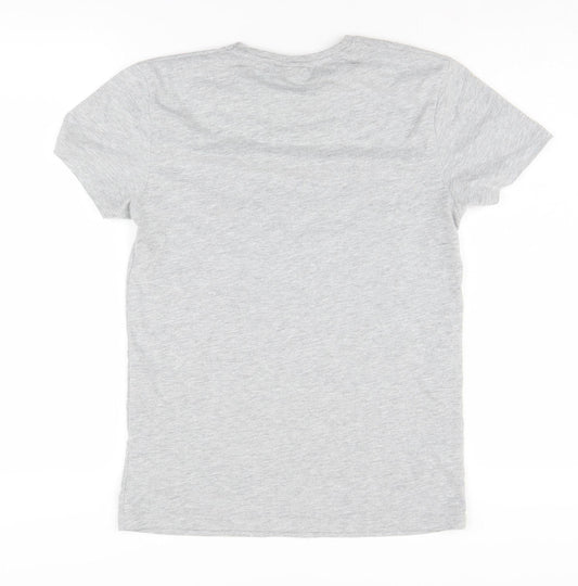 Star Wars Grey Men's T-Shirt, Size S, R2D2 Graphic