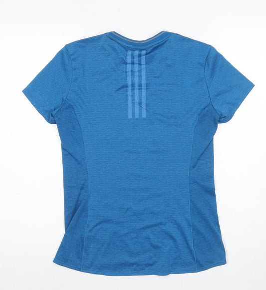 Adidas Women's Blue T-Shirt, Size 8, Lightweight, Breathable