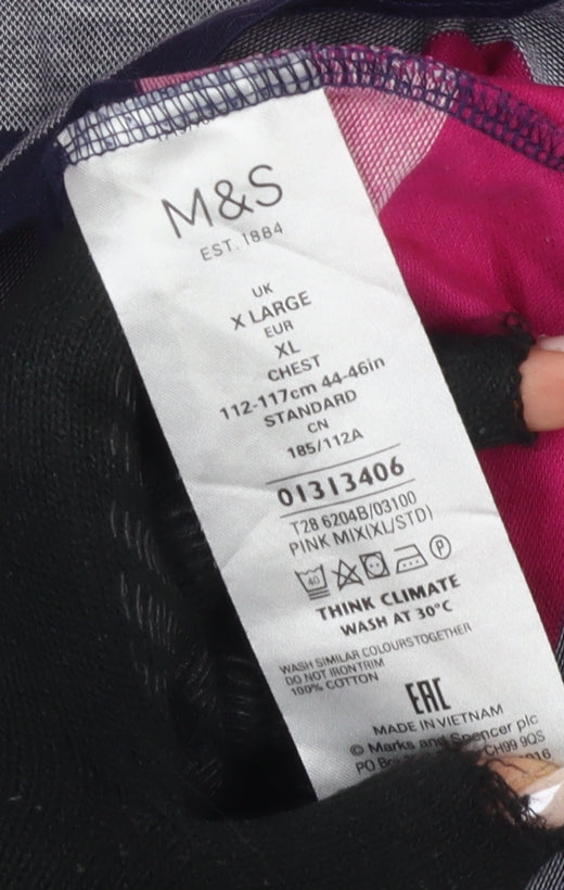 Marks and Spencer XL Men's Striped Polo Shirt