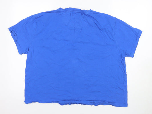 Unisex Adults UK Size 16 NEXT Blue Basic T-Shirt
