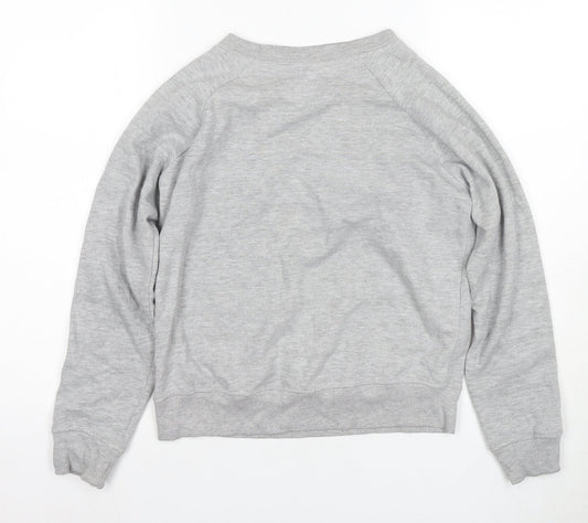 Bershka Women's Grey XS Pullover Sweatshirt