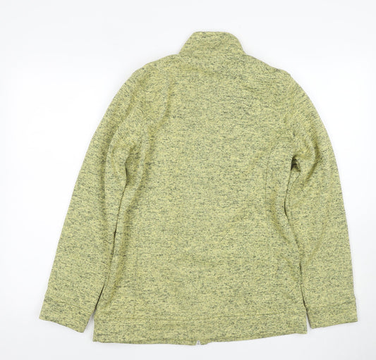 Damart Women's Green Button Knit Jacket S