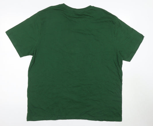 Star Wars Men's Green Christmas Stormtrooper T-Shirt 2XL