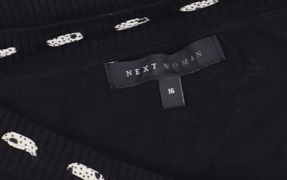 Womens UK Size 16 NEXT Black Basic Tank