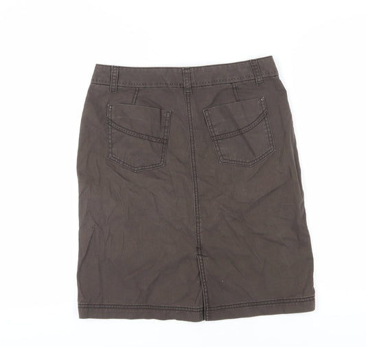 Marks and Spencer Women's Brown Pencil Skirt Size UK 10